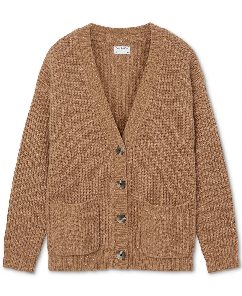 Frank And Oak Women's Donegal Button-Front Cardigan