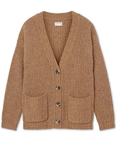 Frank And Oak Women's Donegal Button-Front Cardigan