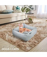 Paw & Decor Paws and Decor Celestial Cuddler Pet Bed for Dogs and Cats, Stellar Design Printed Dog Beds