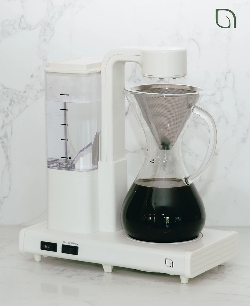 Willow Kitchen Artisan Brew Automatic Pour Over Coffee Maker- Blooming Technology