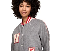 Tommy Jeans Women's Varsity Logo Bomber Jacket