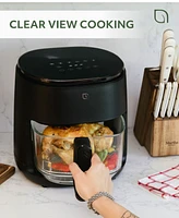 Willow Kitchen 5QT Digital Glass Air Fryer - Self-Cleaning, Touch Screen, Healthier Frying, Watch Your Food Cook
