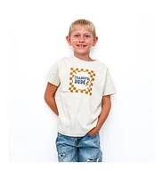 Sweet Wink Toddler Boys Thankful Dude Checker Thanksgiving Short Sleeve T-Shirt