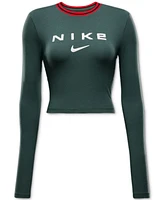 Nike Women's Sportswear Chill Knit Slim Logo Cropped T-Shirt