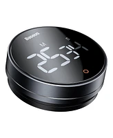 Baseus Large Display Digital Timer Kitchen Timer with Countdown Rotation, Lcd Digital Countdown Timer, Good Timing Helper for Home and Work Environmen