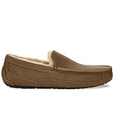 Ugg Men's Ascot Leather Plush-Lined Slipper