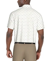 Pga Tour Men's Tree Graphic Polo Shirt