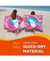 Ben Kaufman Printed Beach Towel Set - Oversized for Kids Quick-Dry & Soft Cotton with Design Luxury Swimming