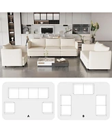 Streamdale Furniture Modular Sectional Sofa, Convertible Sofa Seat With Storage, Sets Including Three seater Sofa & Couches, Loveseat and Single Chair