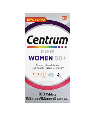 Centrum Silver Women's Multivitamin for Women 50 Plus, Multivitamin/Multimineral Supplement