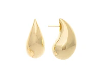 Rivka Friedman Polished Large Teardop Bubble Stud Earrings