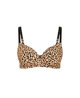 City Chic Plus Smooth & Print T-Shirt Bra