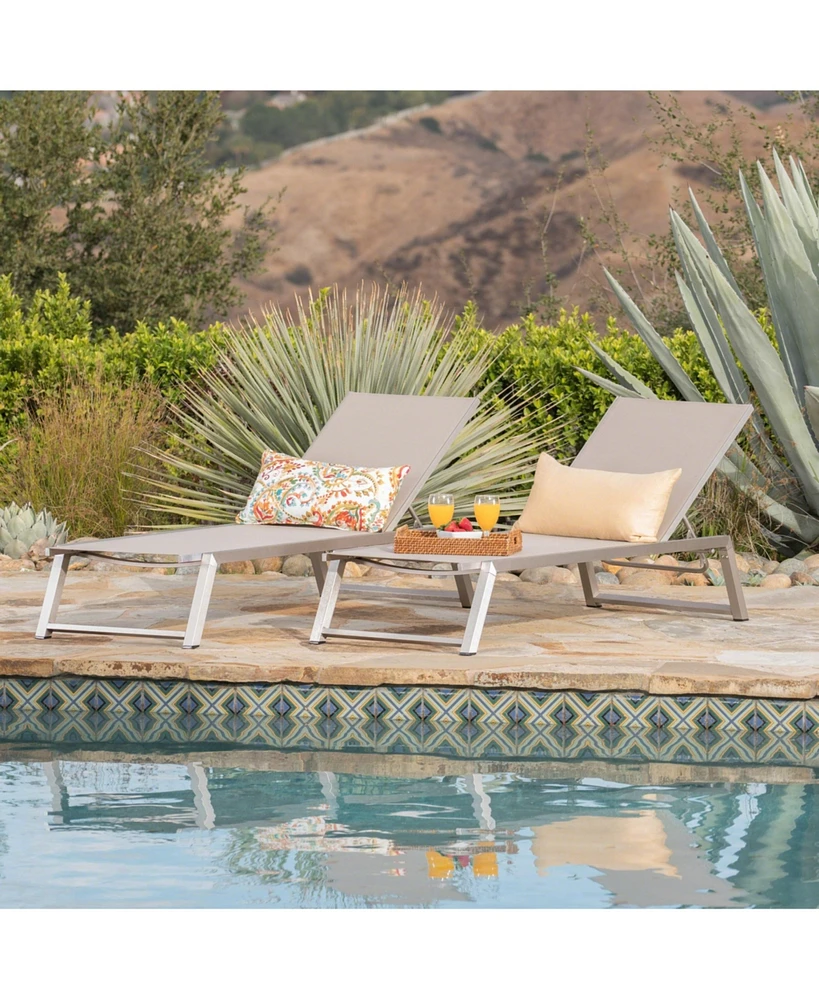 Streamdale Furniture Myers Chaise Lounge: Adjustable Comfort For Poolside Bliss