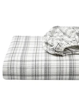Eddie Bauer Printed Cotton Flannel 3-Pc. Sheet Set, Twin