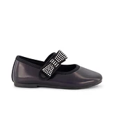 Jessica Simpson Toddler Girls Amy Crystal Bow Ballet Flat