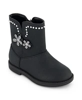 Jessica Simpson Toddler Girls Evie Flower Mid Shaft Boot