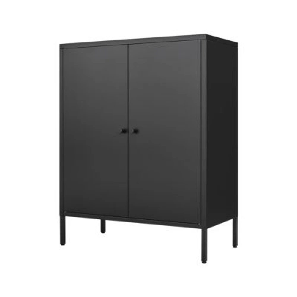 Simplie Fun Kitchen Buffet Server Table Accent Sideboard Cupboard Server Buffet Console Table With Doors Cabinet