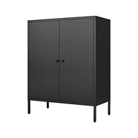 Simplie Fun Kitchen Buffet Server Table Accent Sideboard Cupboard Server Buffet Console Table With Doors Cabinet