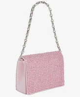 I.n.c. International Concepts Diamond Mesh Satin Flap Mini Handbag, Exclusively at Macy's