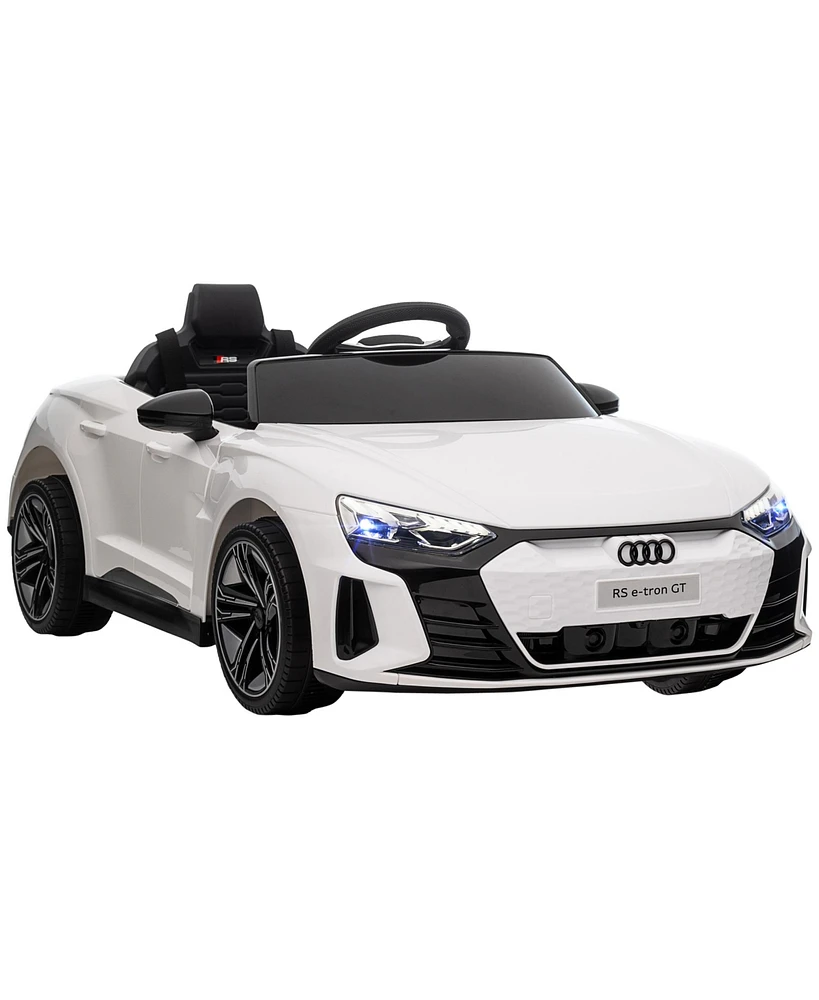 Streamdale Furniture Kids Ride on Car, 12V Licensed Audi Rs E-tron Gt 3.1 Mph Electric Car for Kids, Ride