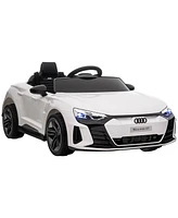 Simplie Fun Kids Ride on Car, 12V Licensed Audi Rs E-tron Gt 3.1 Mph Electric Car for Kids, Ride