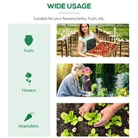 4' x 2' x 2' Portable Mini Greenhouse, Small Green House with Pe Cover, Roll-up Zippered Windows for Indoor, Outdoor Garden, Green