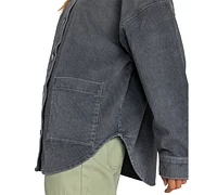 Roxy Junior's Kick Back Washed Cotton Corduroy Shacket