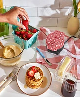 Bella Mini Red Knit Waffle Maker