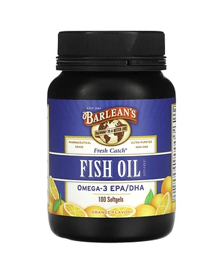 Barlean's Fresh Catch Fish Oil Omega-3 Epa/Dha Orange 600 mg