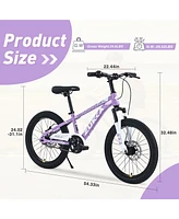 Simplie Fun Mountain Bike,20 Inch Mtb for Boys and Girls Age 7-10 Years