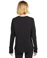 Nike Women's Sportswear Essentials Long-Sleeve Logo T-Shirt