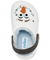 Crocs x Frozen Toddler Kids Olaf Lined Classic Clogs from Finish Line