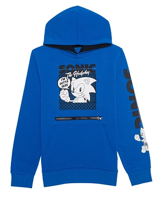 Sonic Big Boy's Pullover Hoodie