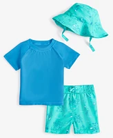 First Impressions Baby Boys 3-Pc. Swim Set, Exclusively at Macy's