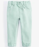 First Impressions Baby Denim Jogger Pants, Exclusively at Macy's