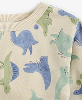 First Impressions Baby Long-Sleeve French Terry Dino Group Sweatshirt, Exclusively at Macy's