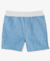 First Impressions Baby Chambray Shorts, Exclusively at Macy's