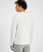 Michael Kors Men's Modern-Fit Stretch Mercerized Pique Long-Sleeve T-Shirt