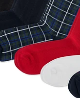 Lauren Ralph Lauren Women's 6-Pk. Plaid Roll-Top Slack Socks