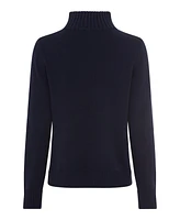 Olsen Women's 1/4 Zip Cable Sweater