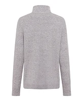 Olsen Women's Long Sleeve Quarter Zip Sweater