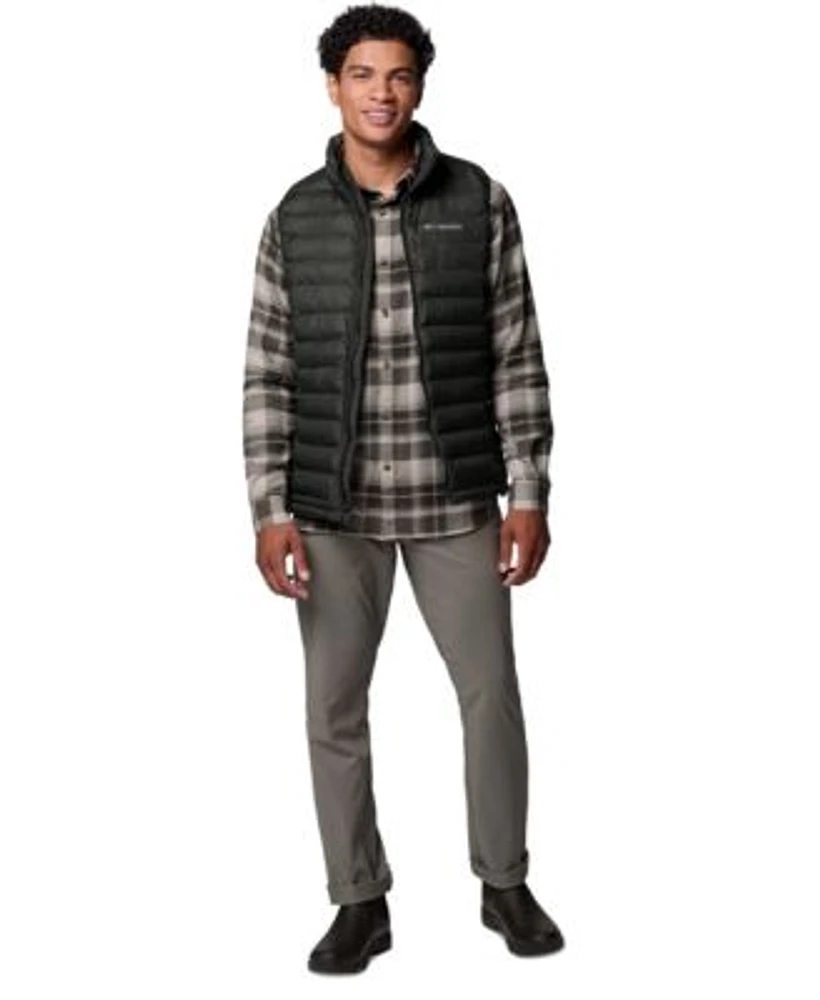 Columbia Mens Powder Lite Ii Vest Cornell Woods Flannel Landroamer Scout Boots Sage Peak Chino Pant