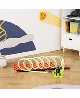 Track Builder Diy Loop Kit with Luminous Effect Spider Model Pull-back Car