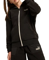 Puma Women's Essential Contrast Tape Logo Hoodie