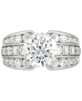 Grown With Love Certified Lab Multirow Engagement Ring (4-1/2 ct. t.w.) 14k White Gold