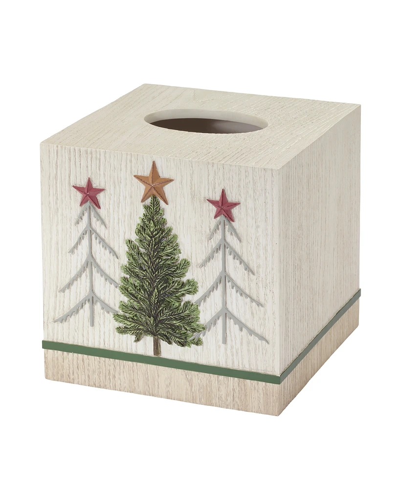 Avanti Pine Trees Resin Tissue Box Cover