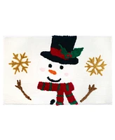 Avanti Snowman Bath Rug, 32" x 21"