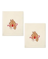 Avanti Gingerbread Cotton Hand Towel Set, 28" x 16"