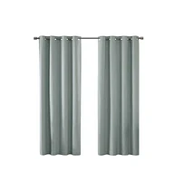 Printed Heathered Blackout Grommet Top Curtain Panel(Only 1 Pc Panel)