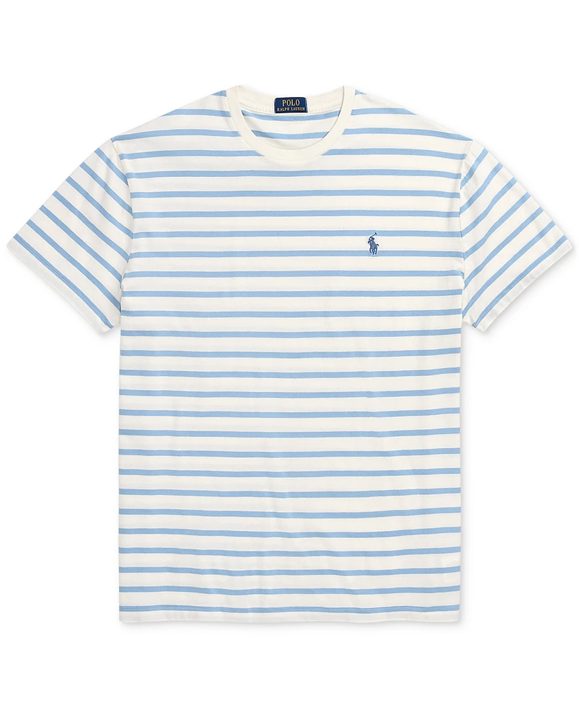 Polo Ralph Lauren Men's Big & Tall Striped Jersey Crewneck T-Shirt